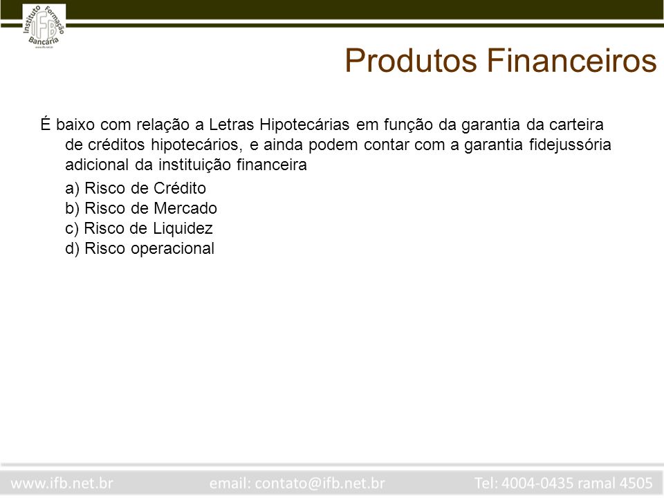 Produtos Financeiros
