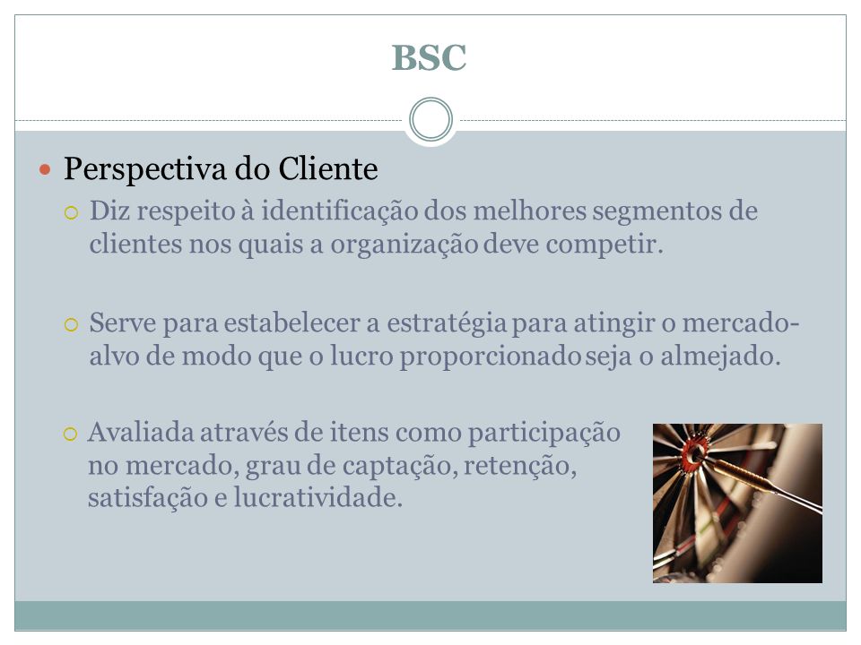 BSC Perspectiva do Cliente