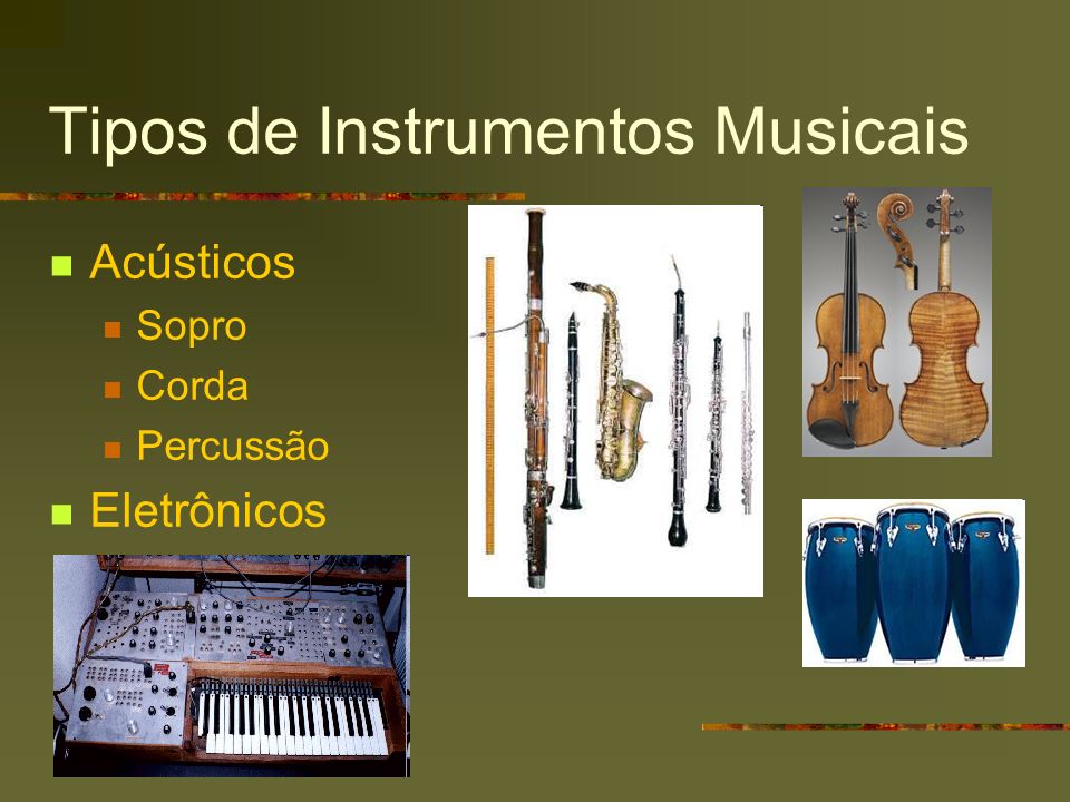 O Som e os Instrumentos Musicais (p. 205) - ppt carregar