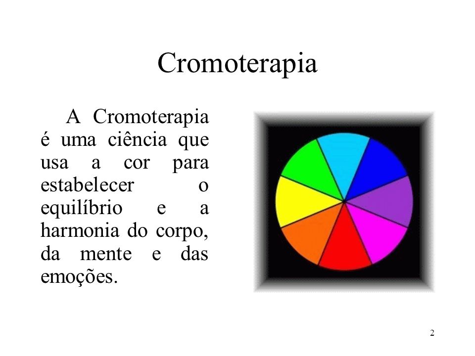 Cromoterapia Slide, PDF, Cor