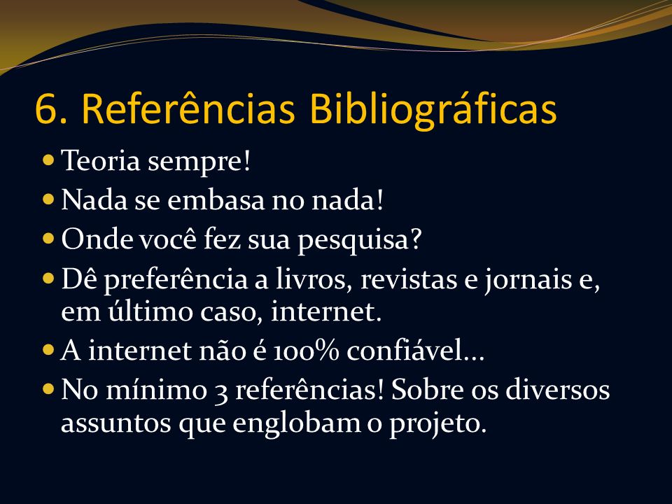 6. Referências Bibliográficas