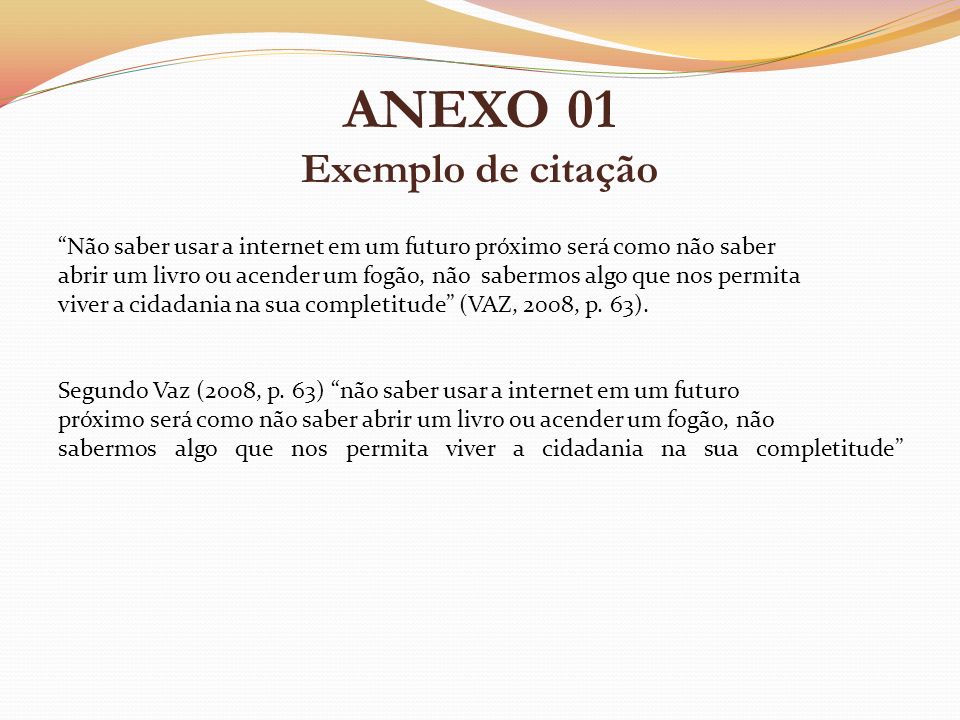 ANEXO 01 Exemplo de citação