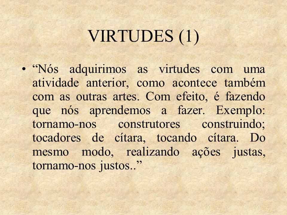 VIRTUDES (1)‏