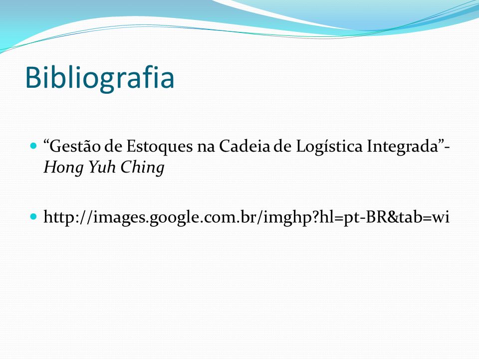 Bibliografia Gestão de Estoques na Cadeia de Logística Integrada - Hong Yuh Ching.
