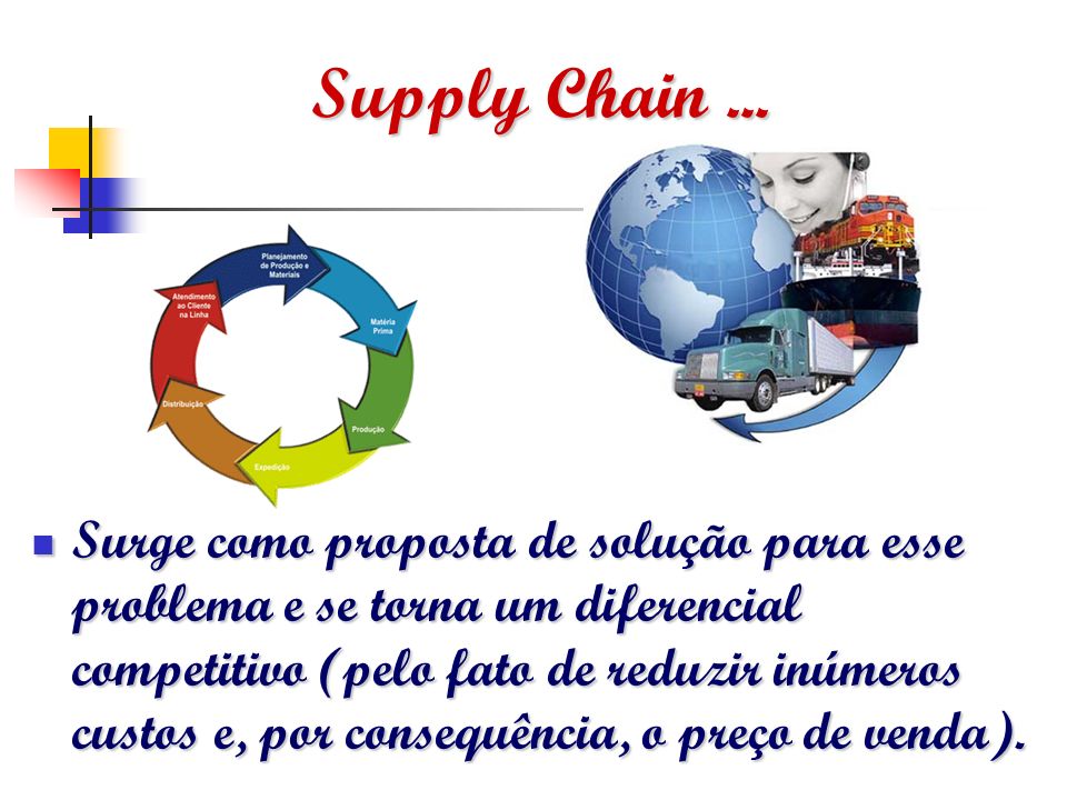 Supply Chain ...