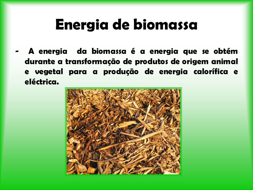 Energia de biomassa
