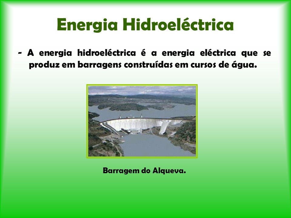 Energia Hidroeléctrica