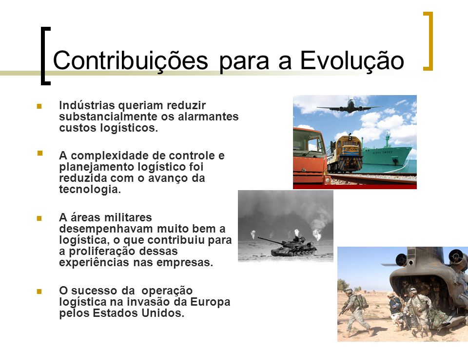 Contribuições para a Evolução