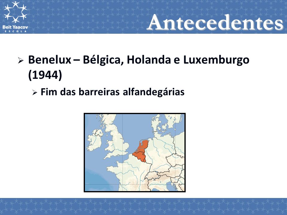 Antecedentes Benelux – Bélgica, Holanda e Luxemburgo (1944)