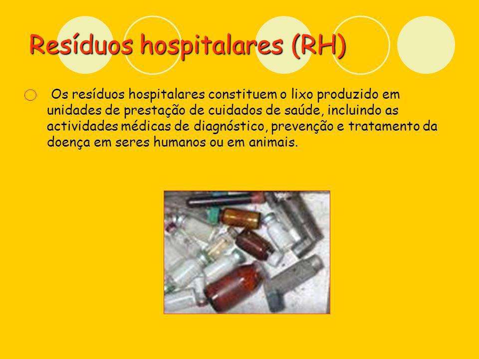 Resíduos hospitalares (RH)