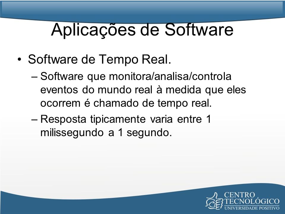 Aplicações de Software