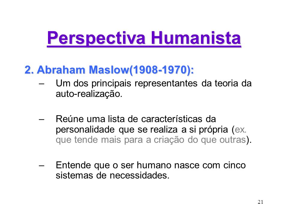 Perspectiva Humanista