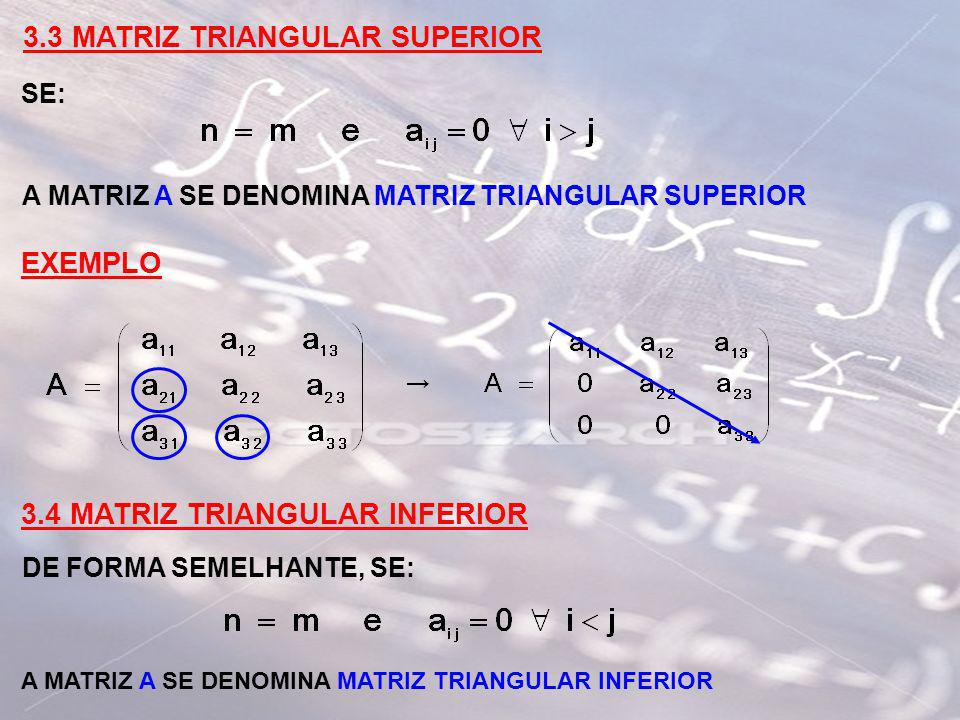 3.3 MATRIZ TRIANGULAR SUPERIOR
