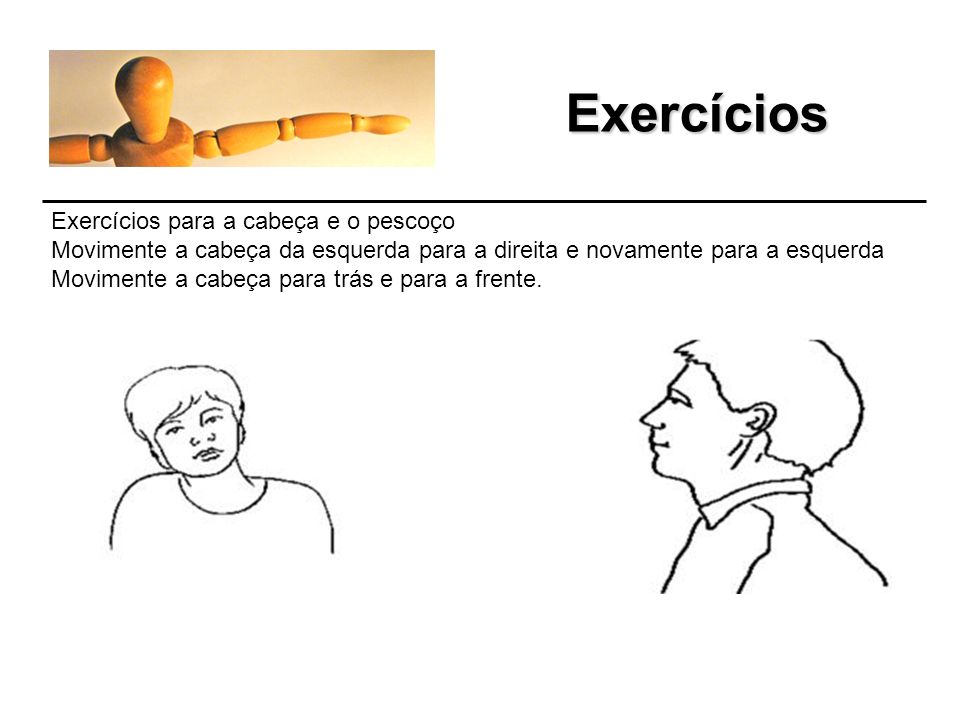 Exercícios Exercícios para a cabeça e o pescoço