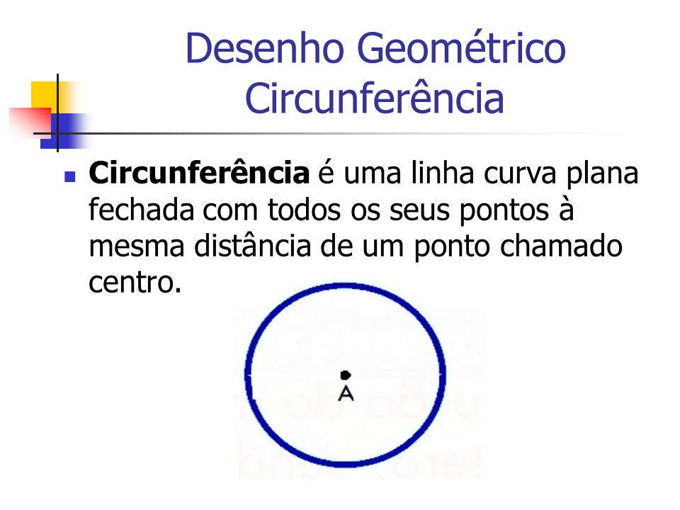 Desenho Geométrico Circunferência