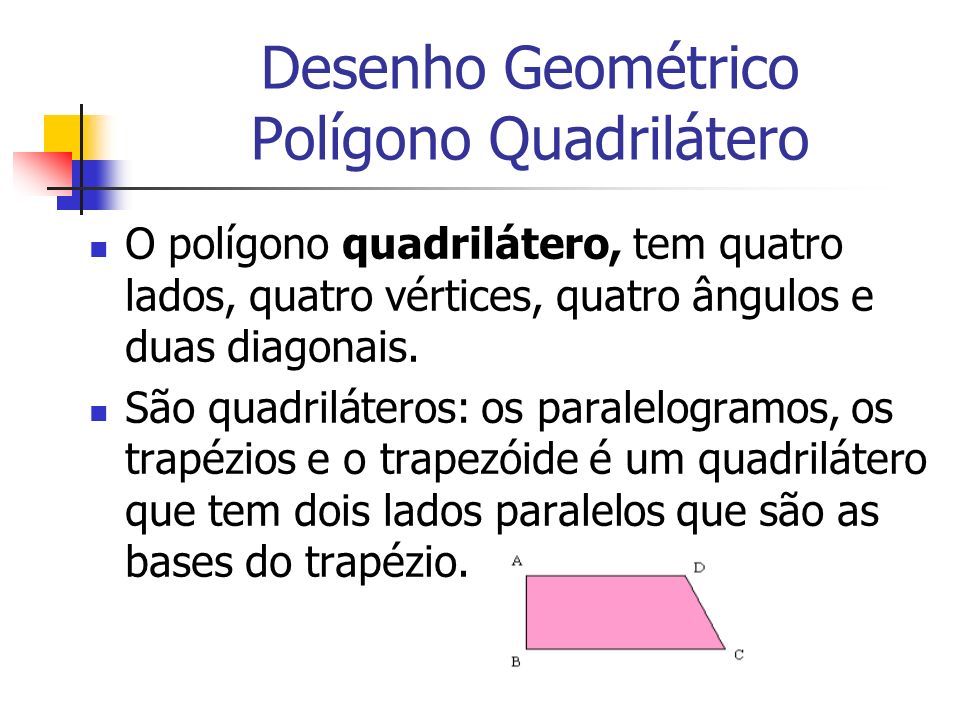 Desenho Geométrico Polígono Quadrilátero