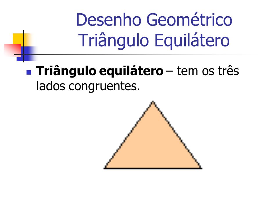 Desenho Geométrico Triângulo Equilátero