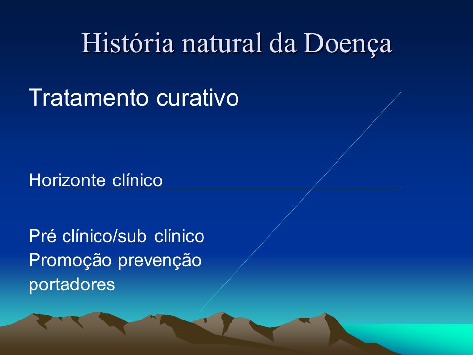 História natural da Doença