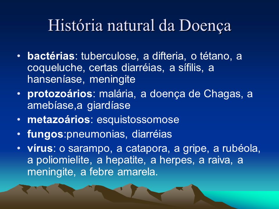 História natural da Doença