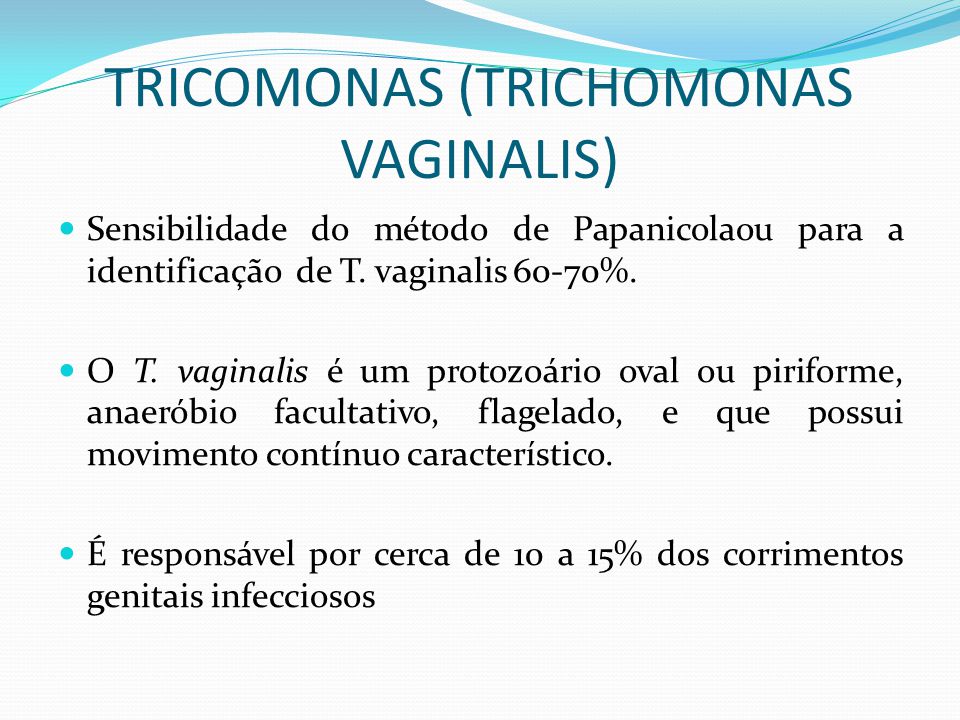 TRICOMONAS (TRICHOMONAS VAGINALIS)