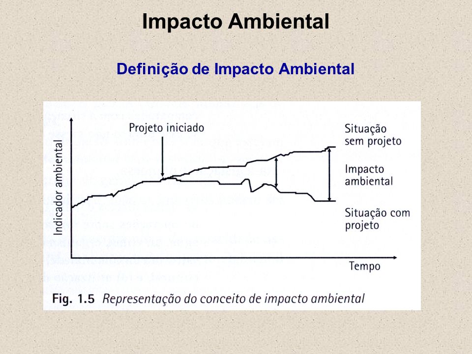 Impacto Ambiental Definição de Impacto Ambiental
