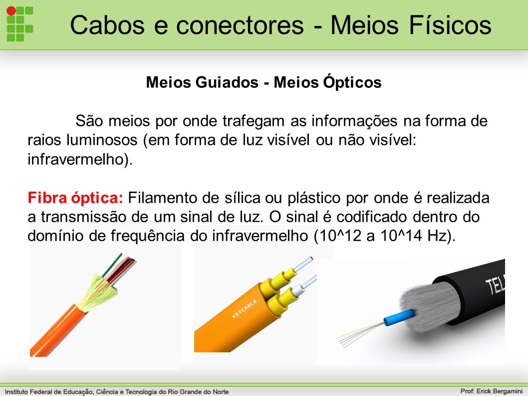 Cabos e Conectores – Meios Físicos - ppt video online carregar