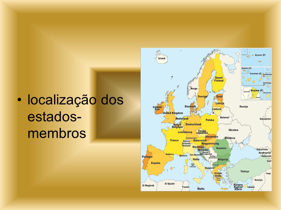 localização dos estados-membros