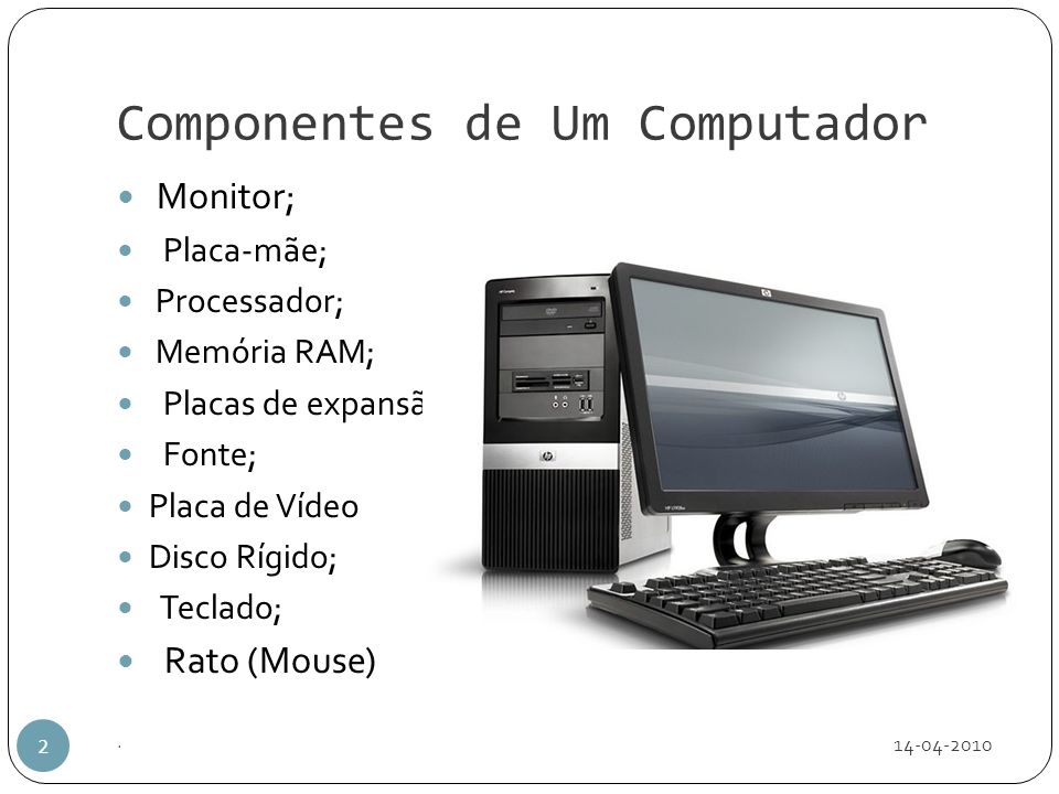 Componentes de Um Computador - ppt carregar