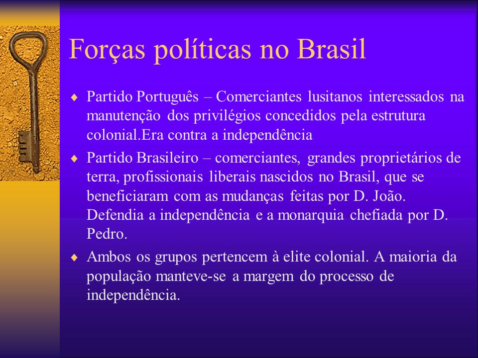 Forças políticas no Brasil