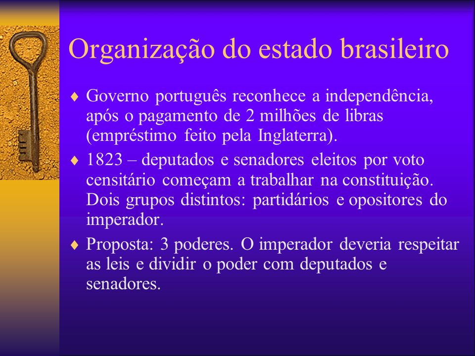 Organização do estado brasileiro