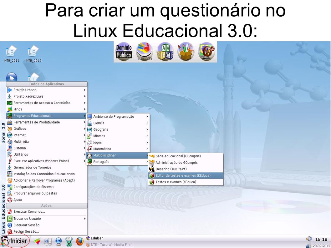 Apostila tutorial do Linux Educacional 3.0 - Parte 1