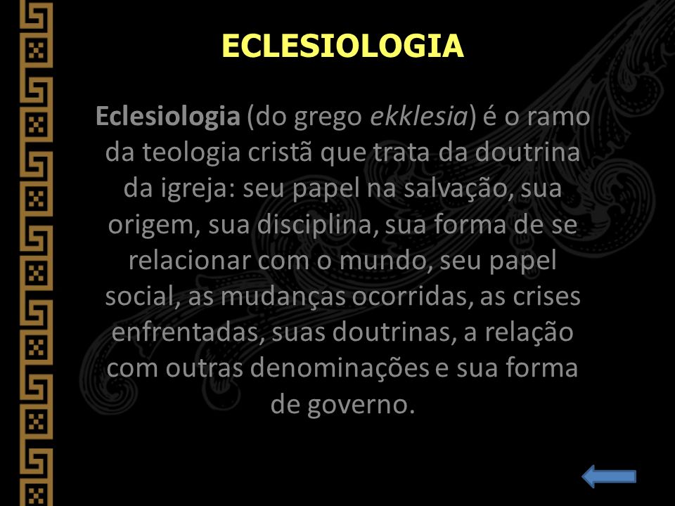 ECLESIOLOGIA