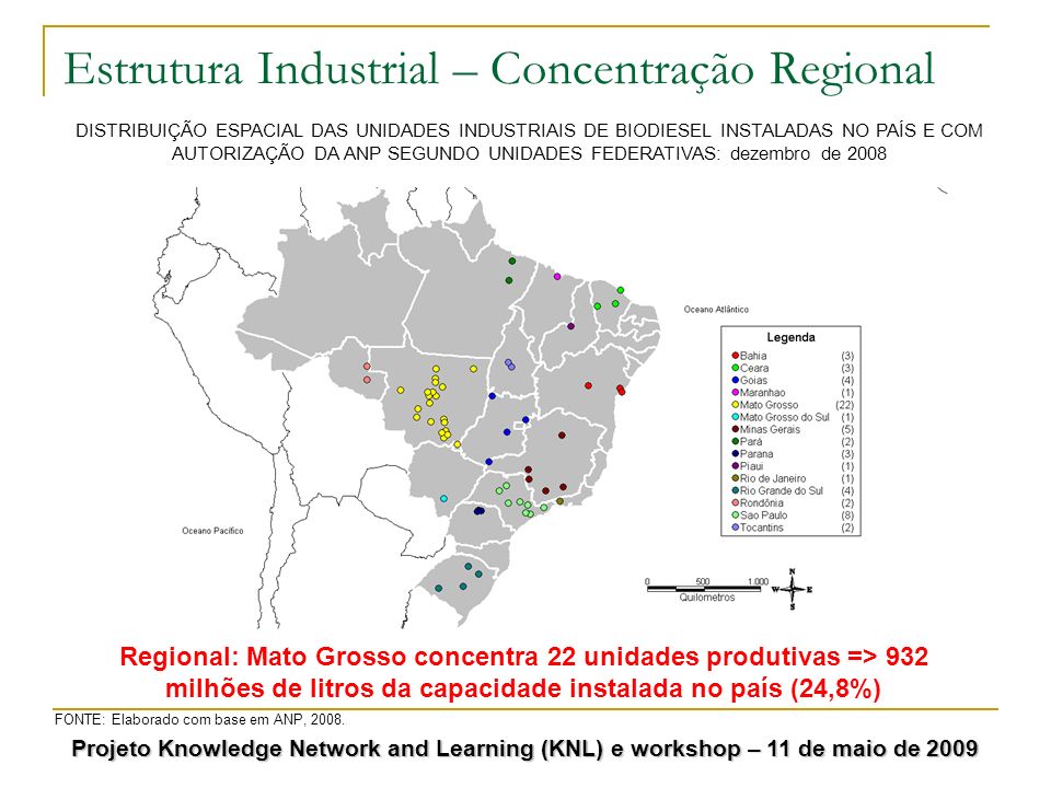 Estrutura Industrial – Concentração Regional