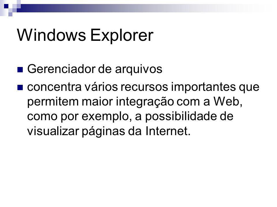 Windows Explorer Gerenciador de arquivos