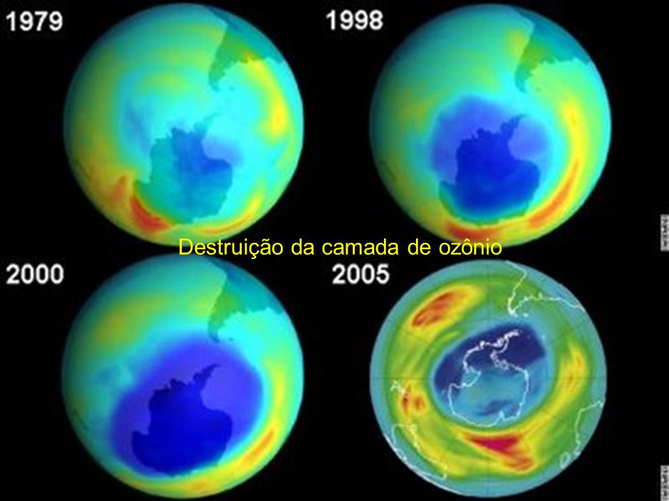 Destruição da camada de ozônio