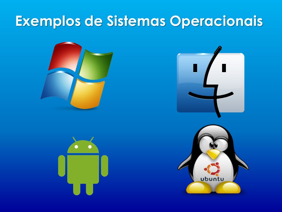 Exemplos de Sistemas Operacionais