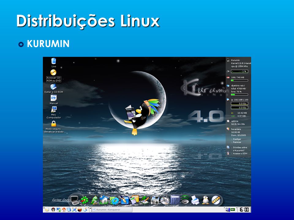 Distribuições Linux KURUMIN