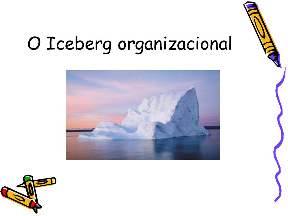 O Iceberg organizacional