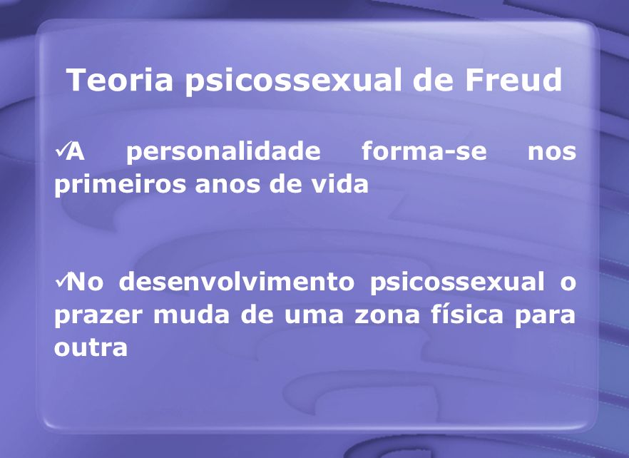 Teoria psicossexual de Freud