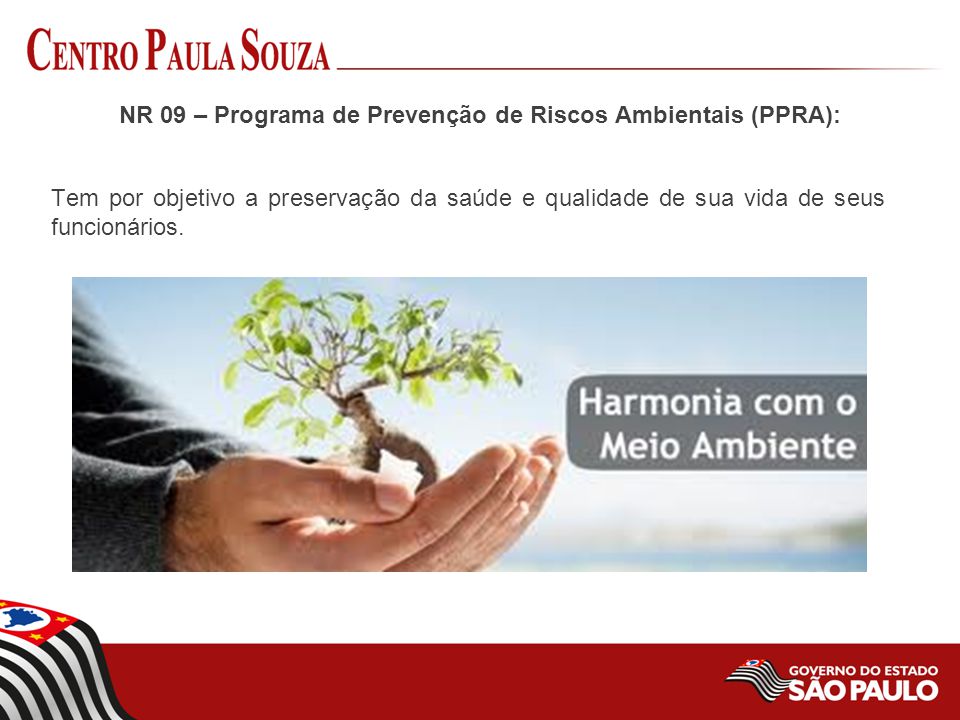 NR 09 – Programa de Prevenção de Riscos Ambientais (PPRA):