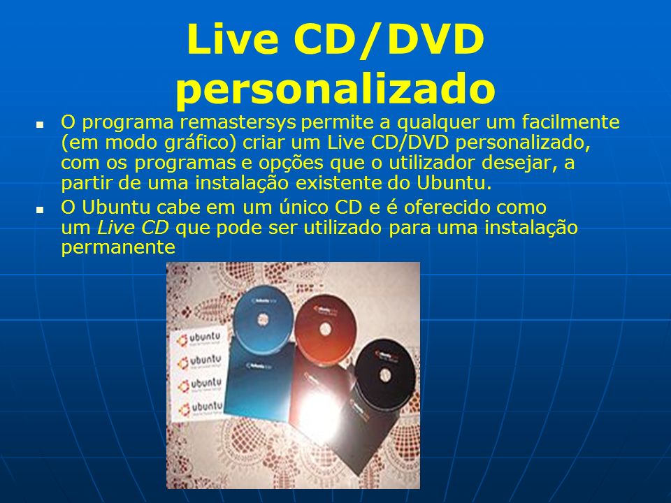 Live CD/DVD personalizado