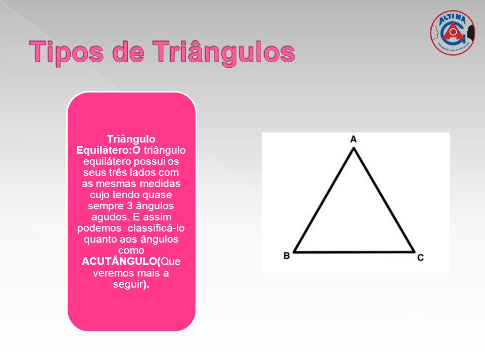 Tipos de Triângulos