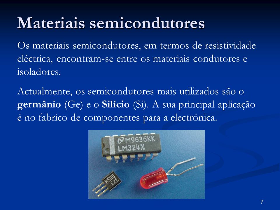 Materiais semicondutores