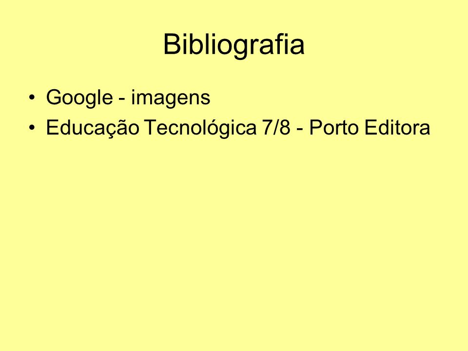 Bibliografia Google - imagens Educação Tecnológica 7/8 - Porto Editora