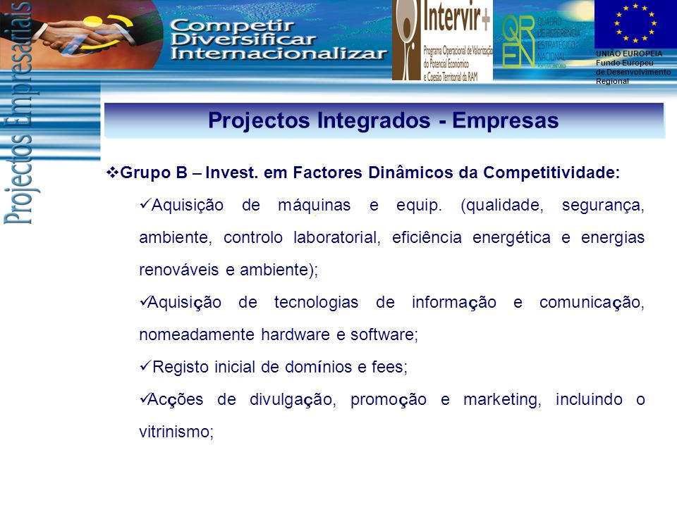 Projectos Integrados - Empresas