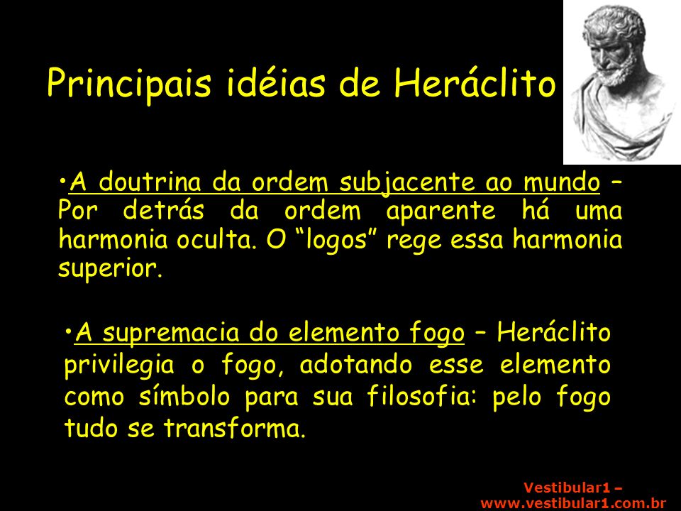 Principais idéias de Heráclito
