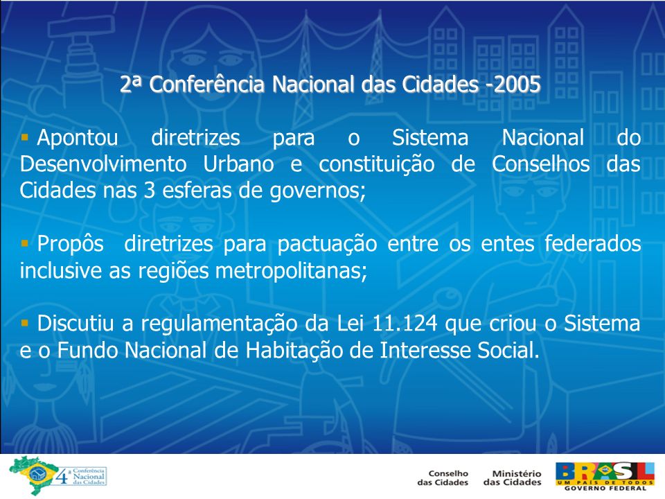 2ª Conferência Nacional das Cidades -2005