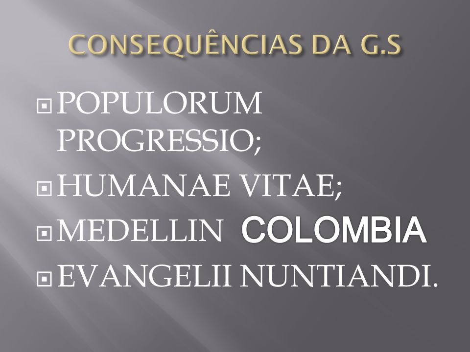 GAUDIUM ET SPES: PROPOSTA DA NOVA EVANGELIZAÇÃO. - ppt carregar