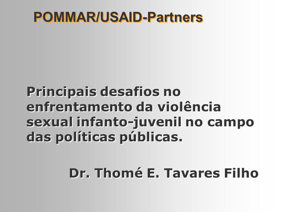 POMMAR/USAID-Partners