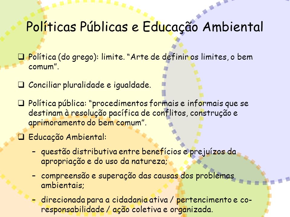 Educação Ambiental e Políticas Públicas: - ppt carregar